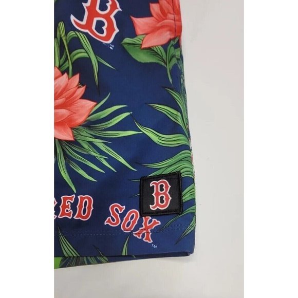 Boston Red Sox MLB Floral 47 Brand Hurley Phantom Shorts Mens Size 30‎ NWT - Picture 4 of 7
